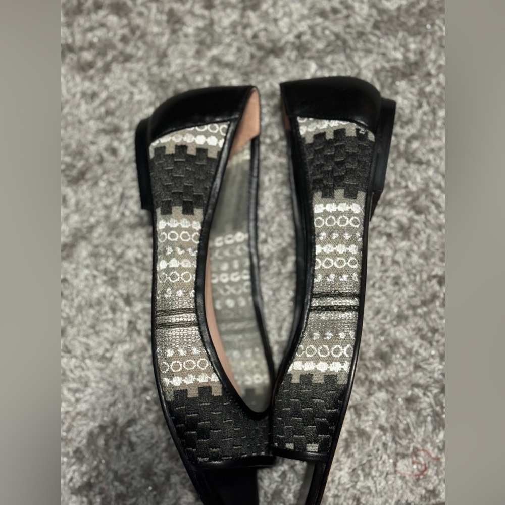 NWOB- fs/ny open-toe flats - Picture 6 of 8